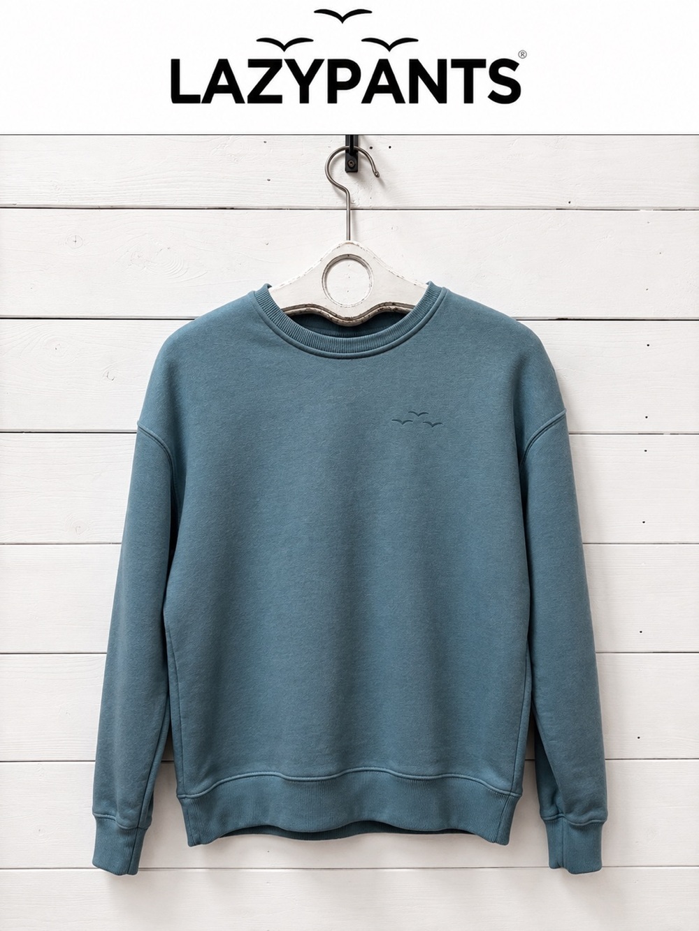 LAZYPANTS Blue Crewneck Sweatshirt – Size Small